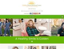 Tablet Screenshot of goldensmile.com