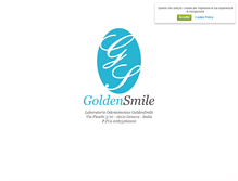 Tablet Screenshot of goldensmile.it